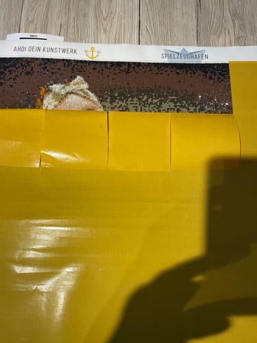 Customer photo review of Dein Wunschmotiv - als Diamond Painting (eckige Steine)