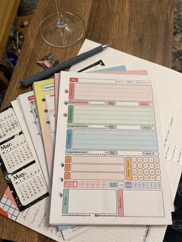 Customer photo review of Slimming World - Spacious - Organiser Refill