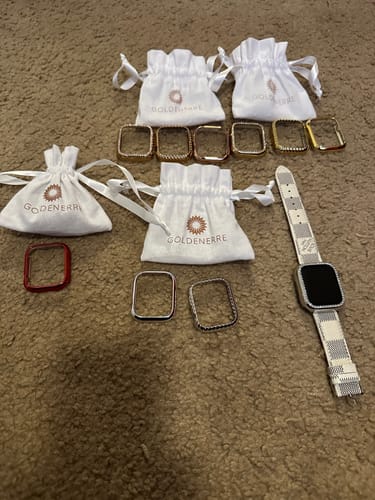 Customer photo review of Ombré Herringbone Band for the Apple Watch