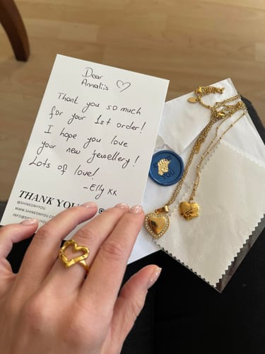 Customer photo review of PURE LOVE NECKLACE