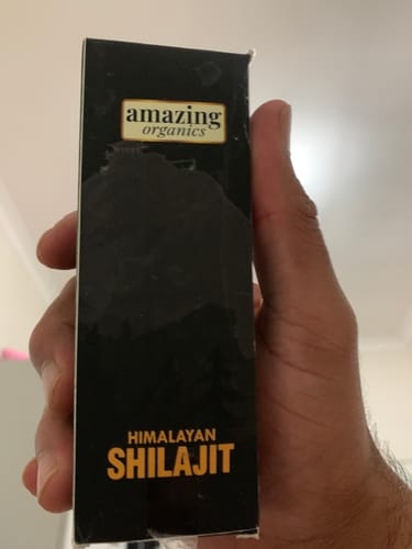 Customer photo review of Himalayan Shilajit Resin 3 Month Supply