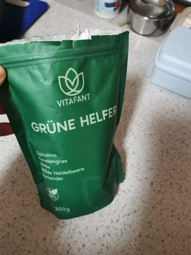Customer photo review of Bio Grüne Helfer - Entgiftungspulver