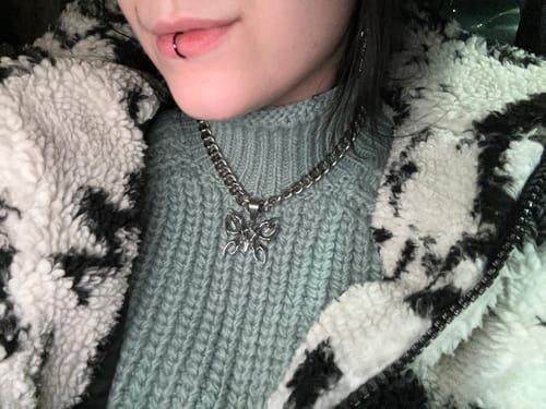 Customer photo review of Tribal Butterfly Choker