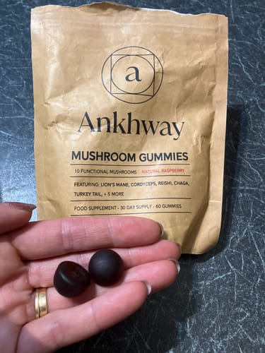 Customer photo review of Mushroom Gummies