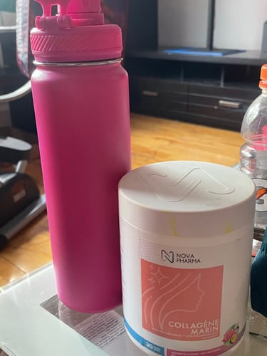 Customer photo review of Nova Pharma - Collagène Marin + Acide Hyaluronique 390g