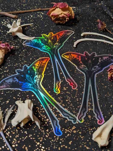 Customer photo review of Holographic Stickers
