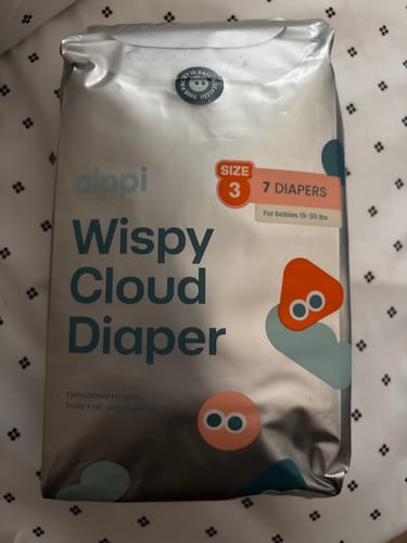 Customer photo review of Wispy Cloud Diaper Weekly Bag