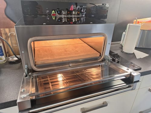 Customer photo review of Macte Ovens Voyager TWIN | Forno elettrico per pizza e pane