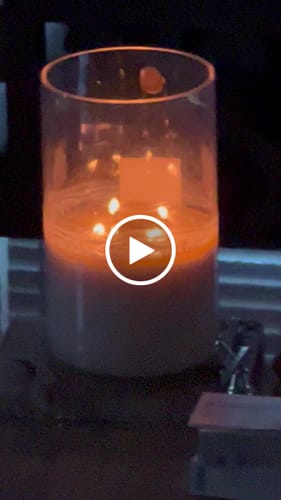 Customer video review of Big Ass Candle (300 oz, 750-1k hours)