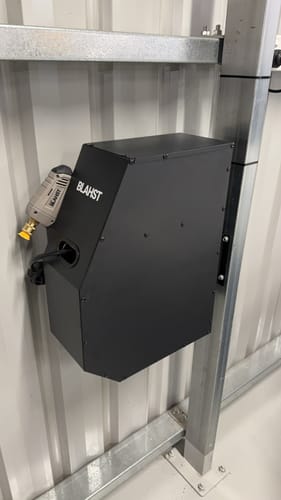 Customer photo review of R18 Wall-Mounted Pressure Washer