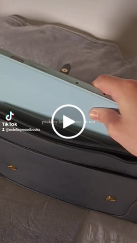 Customer video review of Julie Vintage Vegan Briefcase