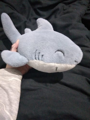 Customer photo review of Shark Adoption Plushie