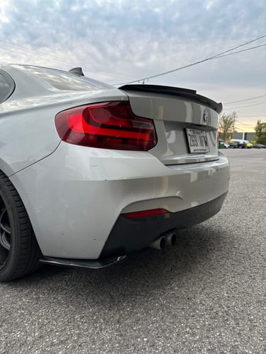 Customer photo review of M4 Style Trunk Spoiler - 2014-2021 BMW 2 Series F22 2-Door Coupe