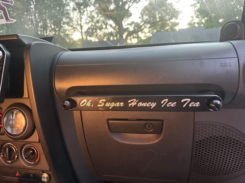 Customer photo review of Jeep JK & JKU Grab Bar