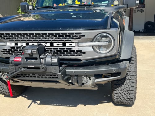 Customer photo review of OPENROAD 13,500lbs electric winch with Synthetic Rope - Panther Series 3S