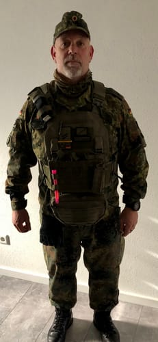 Customer photo review of Plattenträger BRAVO in steingrau- oliv - bis SK4