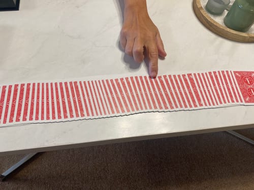 Customer photo review of My Power Marked Deck - Red