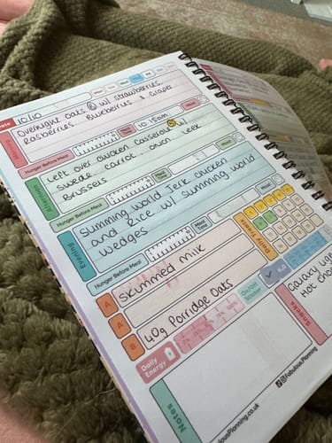 Customer photo review of Food Diary - C64 - Slimming World Compatible - Spacious
