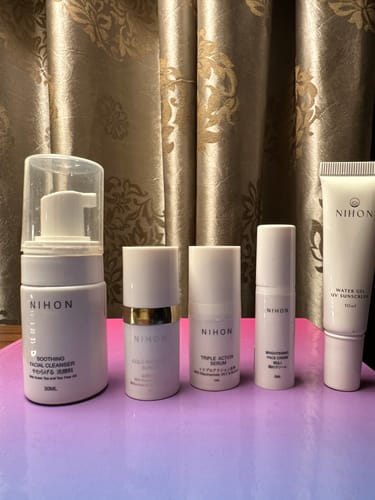 Customer photo review of Soothing Facial Cleanser