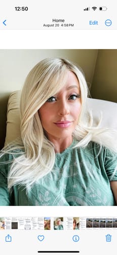 Customer photo review of NEXT LEVEL - Hollywood Blonde