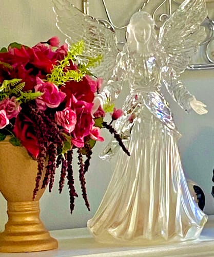 Customer photo review of Lg. Winged Angel with LED
