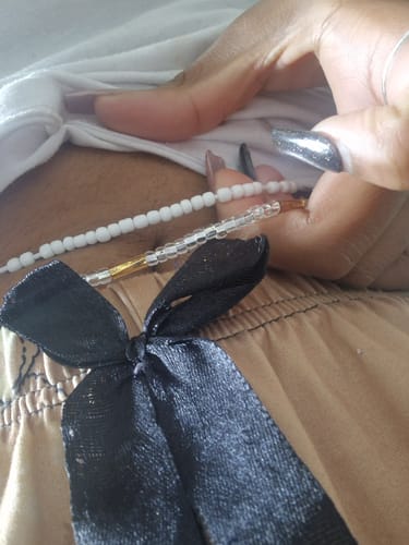 Customer photo review of Pure African Lux Waist Beads