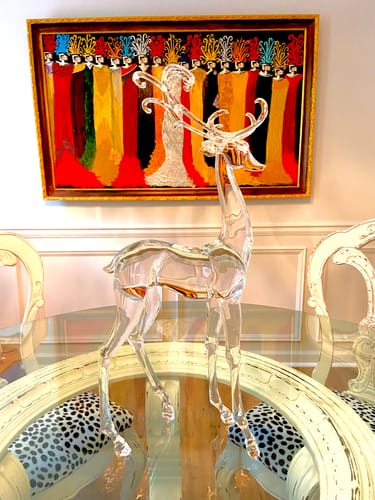 Customer photo review of Large Standing Deer