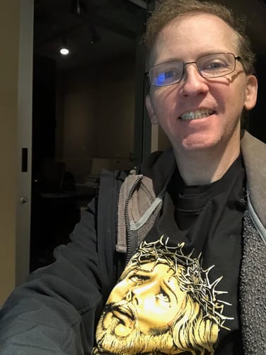 Customer photo review of Our Lord T-Shirt