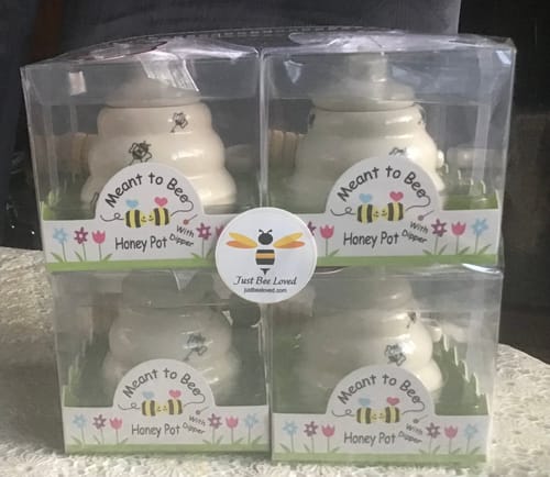 Customer photo review of Ceramic Small Honey Pot with Dipper