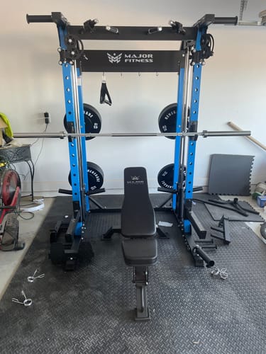 Customer photo review of Major Fitness F22 All-In-One Home Gym Power Rack