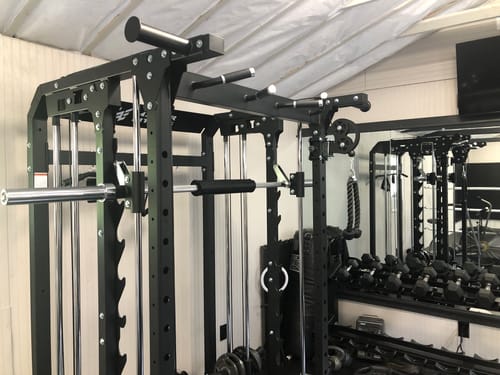Customer photo review of Major Fitness B52 All-In-One Home Gym Smith Machine