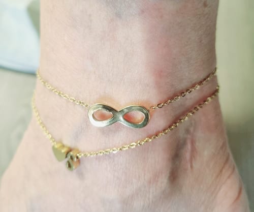 Customer photo review of Fußkettchen der Unendlichkeit