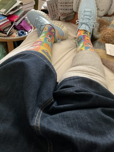 Customer photo review of Premium Bamboo Knee Sleeve (Single)