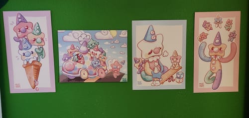 Customer photo review of Star Baby Clown Mini Prints