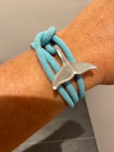 Customer photo review of Shark Tracking Bracelet