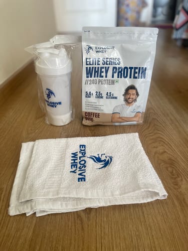 Customer photo review of Elite Series Whey Protein