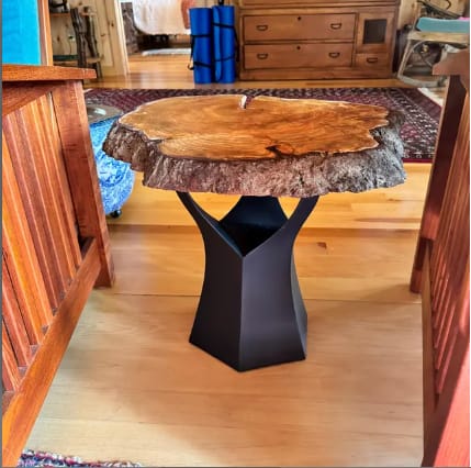 Customer photo review of Coffee Table Base 106S Namu 16H Modern Furniture for Round Table Top