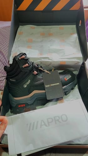 Customer photo review of Botín de Seguridad Lippi Stratos High Palo Rosa