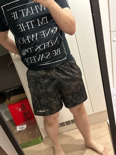 Customer photo review of 1117 - Tree Camo Mesh Shorts