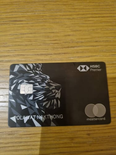 Customer photo review of Metal Card HSBC Premier