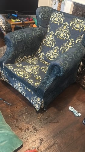 Customer photo review of Fabric Paint -- Dark Blue