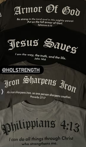 Customer photo review of Jesus Saves Oversized Tee