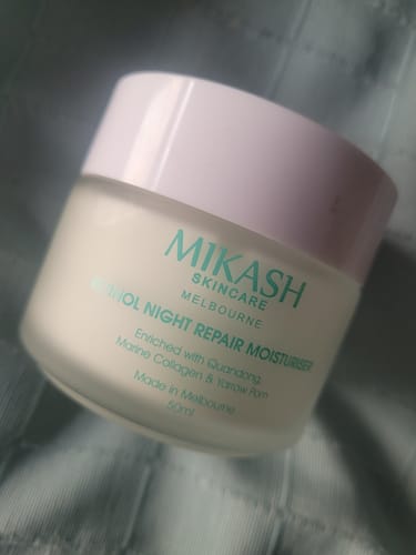 Customer photo review of Retinol Night Repair Moisturiser 90ml