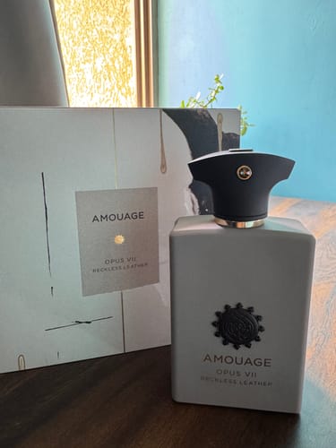Customer photo review of Amouage Opus VII Reckless Leather Eau De Parfum For Unisex