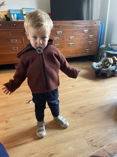 Customer photo review of Cappotto Bambino in Lana