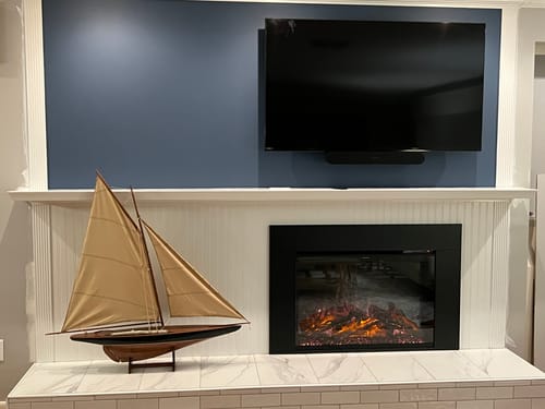 Customer photo review of Modern Flames Redstone 42" Built In Electric Firebox Insert