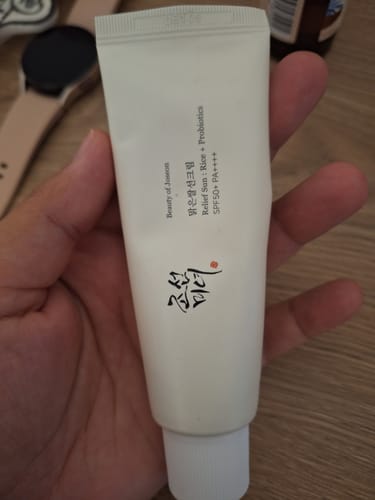 Customer photo review of Beauty of Joseon - Crème solaire Relief Sun riz + probiotiques - 50ml