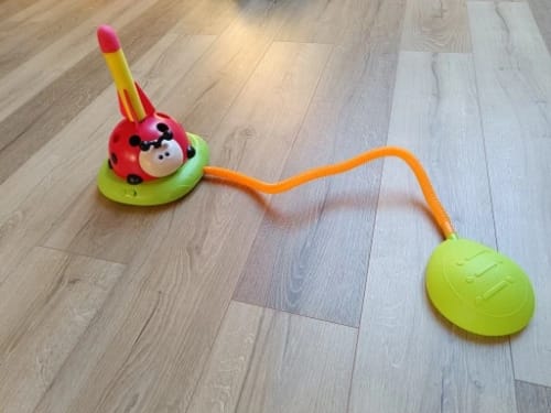 Customer photo review of 3 in 1 Ladybug Sport Entertainment Game Toy Multifunction Rope Skipping Machine Ferrule Jump Rocket Launcher Outdoor Educational