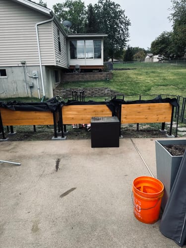 Customer photo review of 18" x 48" Raised Garden Bed