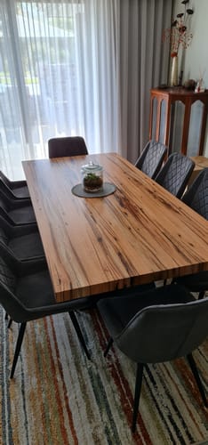 Customer photo review of D - Manfred Fabric Dining Chair in Dark Grey